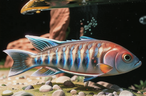 体の側面に輝く銀色の縁取り