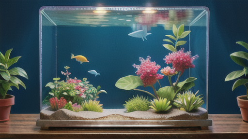 水草水槽での魅力