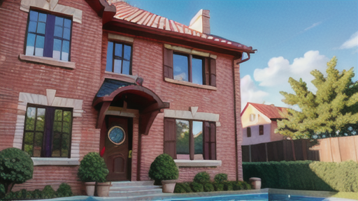 レンガ色に染まる渋い美しさ