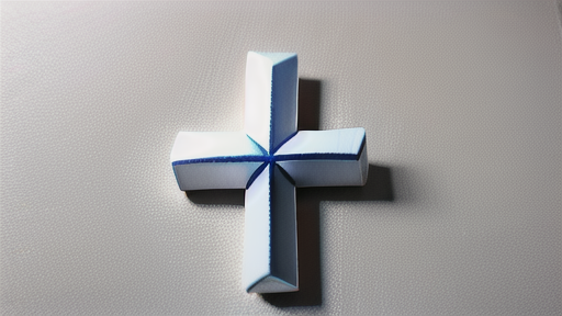 体側を彩る白い十字模様