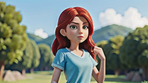 やや荒々しい気性の影