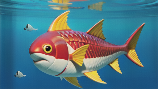 最近の低迷の理由は、水草やヒレへの悪癖