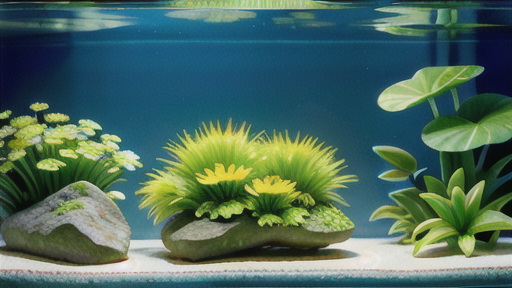 水槽内で楽しめるグリーンネオンテトラの群遊