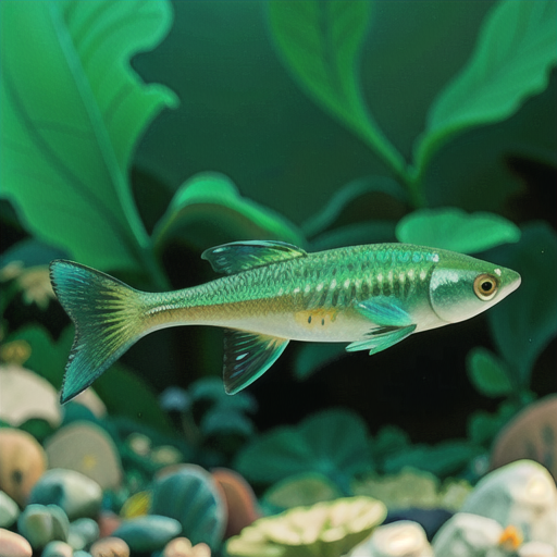 透明感のあるグリーンとオレンジの鮮やかなグラデーション