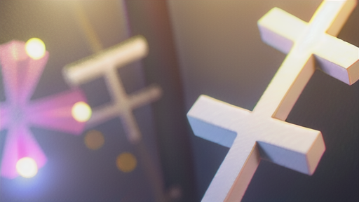 体側に映える白い十字模様