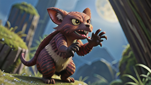 口に入るサイズの魚は餌食に