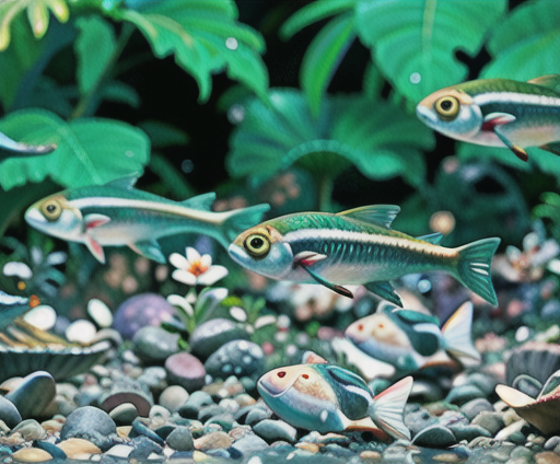 渋くて美しい見た目の熱帯魚