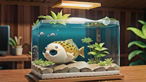 水草も植えられる!フグの概念を覆すアベニパファ