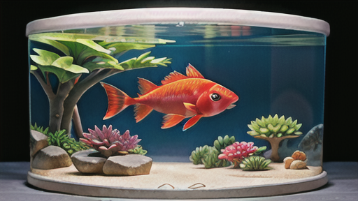 水槽サイズの制限なく、前景を美しく演出