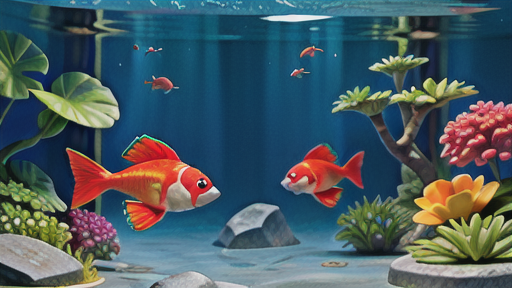 美しい熱帯魚との相性