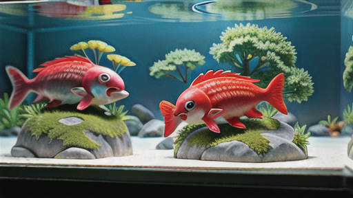 水槽のワンポイントに