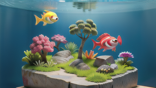 中景に最適な茂みのある姿