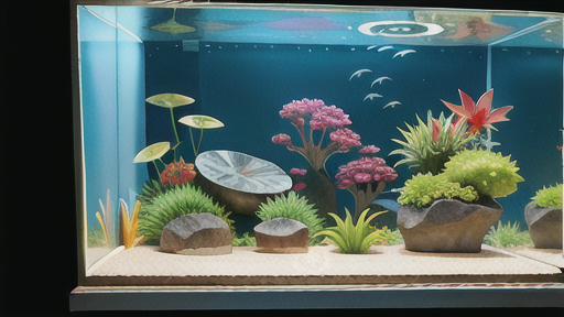 水槽サイズごとのロタラ・インディカの配置