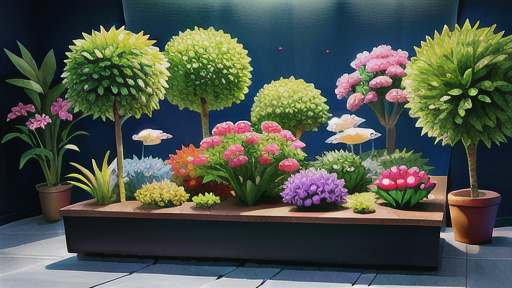 中景から後景に適したボリューム感のある水草