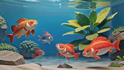 乾燥飼料と生餌の比較