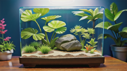 沈水性植物の植え方